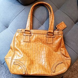 Liz Claiborne Alligator Tote Bag